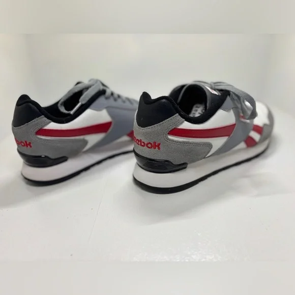 Reebok Classic Leather Gray Red Sneakers Men’s 9 - Picture 5 of 11